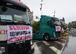 Варна - Протест на превозвачите.