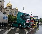 Варна - Протест на превозвачите.