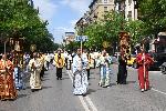 Литийно шествие с мощите на Светите братя Кирил и Методи
