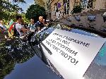Превозвачите започнаха ежедневни протести пред Министерството на транспорта