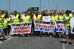 Превозвачите протестираха на ГКПП '' Капитан Андреево''