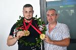 София - Вдигане на тежести - Посрещане на европейски шампиони