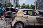 Бургас - Изгорели автомобили