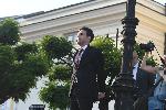 София - Парламент - Вот на недоверие - митинг в подкрепа на правителство