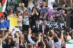 София - Парламент - Вот на недоверие - митинг в подкрепа на правителство