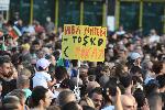 София - Парламент - Вот на недоверие - митинг в подкрепа на правителство