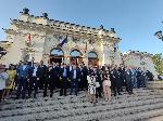 София - Парламент - Вот на недоверие - митинг в подкрепа на правителство