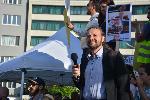 София - митинг в подкрепа на правителството 	
Демонстрация в подкрепа на правителството зад Парламента