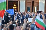 София - митинг в подкрепа на правителството 	
Демонстрация в подкрепа на правителството зад Парламента