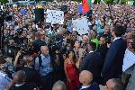София - митинг в подкрепа на правителството 	
Демонстрация в подкрепа на правителството зад Парламента