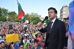 София - митинг в подкрепа на правителството 	
Демонстрация в подкрепа на правителството зад Парламента
