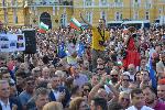 София - митинг в подкрепа на правителството 	
Демонстрация в подкрепа на правителството зад Парламента