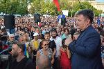 София - митинг в подкрепа на правителството 	
Демонстрация в подкрепа на правителството зад Парламента