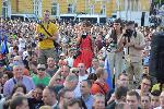 София - митинг в подкрепа на правителството 	
Демонстрация в подкрепа на правителството зад Парламента