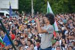 София - митинг в подкрепа на правителството 	
Демонстрация в подкрепа на правителството зад Парламента