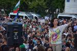 София - митинг в подкрепа на правителството 	
Демонстрация в подкрепа на правителството зад Парламента