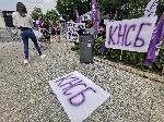 София - КНСБ - протест за увеличение на минималната работна заплата