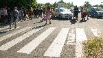 Силистра - ученици блокираха главния път Силистра-Русе