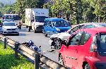 Моторист пострада при катастрофа с два автомобила