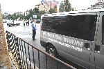 Екип на Националното следствие прави оглед на мястото на катастрофата до хотел Хемус