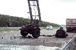 Автомагистрала Тракия - карнобат - кагострофа с ТИР-ремарке