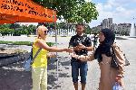 София - Жега - Раздаване на безплатна вода
