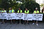 София - Протест на пътни строители