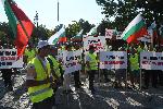 София - Протест на пътни строители