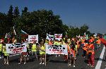 Варна -  Блокирана е магистрала "Хемус" в посока София и в посока Варна до намиращите се там бензиностанции в часовия пояс 10-11 часа.