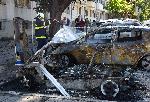 Запали се електромобил във Варна, изгоряха още две коли