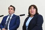 Асен Василев въведе служебния министър  Росица Велкова-Желева в Министерство на финансите