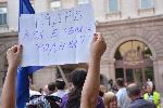 София - протест срещу газовата политика на служебното правителство