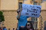 София - протест срещу газовата политика на служебното правителство