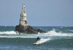 Ахтопол - бурно море - спорт - сърфисти