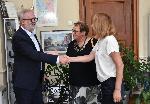 София – Посещение на Любомир Далчев-син за изложбите на баща си