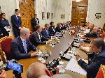 София - Президент - Среща със строителите на газовата връзка с Гърция