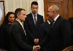 София - Президент - Среща със строителите на газовата връзка с Гърция