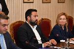 София - Президент - Среща със строителите на газовата връзка с Гърция