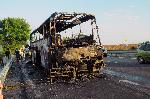 Бургас - изгорял автобус