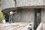 Бургас - почистване на Пантеона