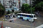 Бургас - Катастрофа с автобус със мигранти - загинали полицаи