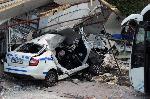 Бургас - Катастрофа с автобус със мигранти - загинали полицаи