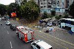 Бургас - Катастрофа с автобус със мигранти - загинали полицаи
