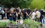 БУРГАС - Поклонение пред телата на загиналите полицаи Йордан Илиев и Атанас Градев