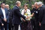 БУРГАС - Поклонение пред телата на загиналите полицаи Йордан Илиев и Атанас Градев