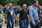 БУРГАС - Поклонение пред телата на загиналите полицаи Йордан Илиев и Атанас Градев