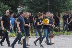 БУРГАС - Поклонение пред телата на загиналите полицаи Йордан Илиев и Атанас Градев