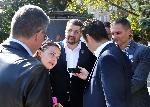 София - Кирил Петков - Полагане на цветя на паметника на Стефан Стамболов