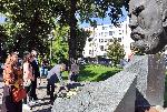 София - Кирил Петков - Полагане на цветя на паметника на Стефан Стамболов