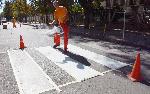 Варна - Освежаване на пешеходни пътеки